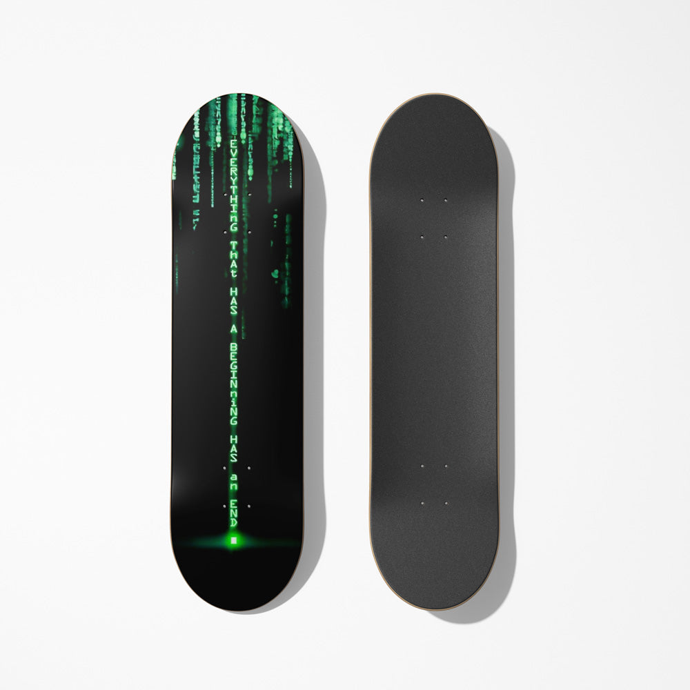 CodeMatrix Skateboard Deck